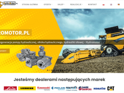 Promocja na Regeneracja i naprawa pomp i silników hydraulicznych oraz sprzedaż części do pomp i silników hydraulicznych.